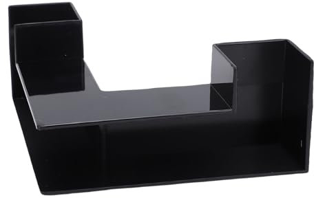 OUCRIY Fish Tank Corner Tunnel Underground Tunnel with Plastic Material, Strong Toughness, Long Lifespan, & 2 Entry Channels for Fish Tank Decoration, Landscaping