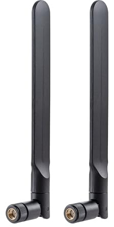 WiFi 6 6E Tri-Band 2.4GHz/5GHz/6E Omnidirectional Antenna for PC Desktop Computer Motherboard WiFi Router, 2 Pack