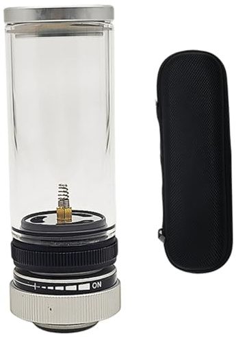 Yaoliucp Gaslaterne, einstellbare Metallgaslaterne Camping mit hitzebeständigem Glas, tragbare Kerzenlampe mit Aufbewahrungstasche zum Campen und Wandern, Propan, Propan
