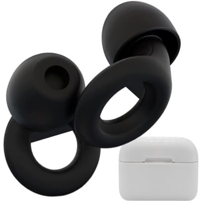 GNHG 2 paia di tappi per le orecchie riutilizzabili, comodi da indossare, aiutano a dormire e a ridurre il rumore. Adatti a concerti, festival ed eventi sportivi