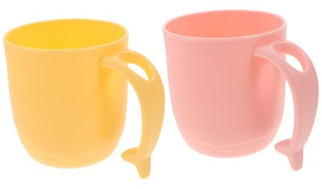 Vaso de Plástico para Enjuague Bucal con Asa en Forma de Animal Marino, 2