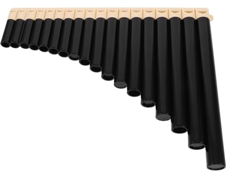 WHAMVOX Pan Flute Instrument for Beginners Portable Student Wind Pipe Mouthpiece for School Music Program and Practice