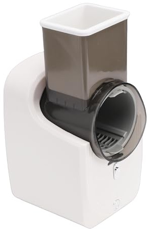 Luocute Rallador de Verduras Eléctrico, Cortador Automático Recargable con Cuchillas Intercambiables para Triturar Zanahorias, Pepinos, Rebanar Patatas, Calabacines