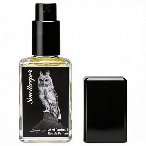 Original Teufelsküche Sowlkeeper (Owl de Parfum) - Patchouli & cremiges Sandelholz EDP Unisex | Eulen-Parfum | Gothic