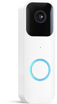 Blink Video Doorbell |(Newer Model)(White) | Smart HD Security Camera with Two-Way Audio, Motion Detection, Long Battery, Chime App Alerts, Alexa Compatible