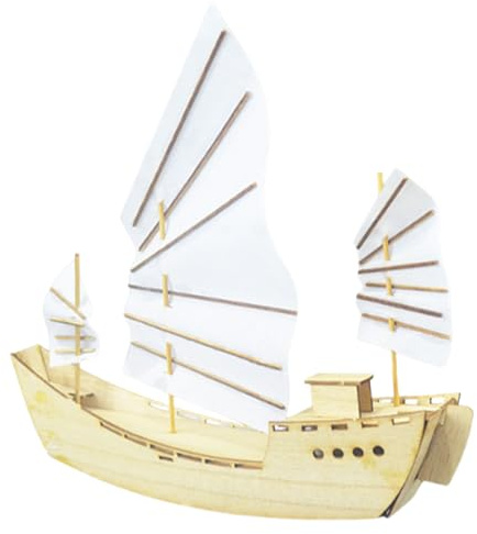di costruzione per giocattoli educativi prescolari - Kit di assemblaggio di barche in miniatura per adulti, per scuola, compleanno, Natale, Capodanno, ragazzi, ragazze, adolescenti, adulti