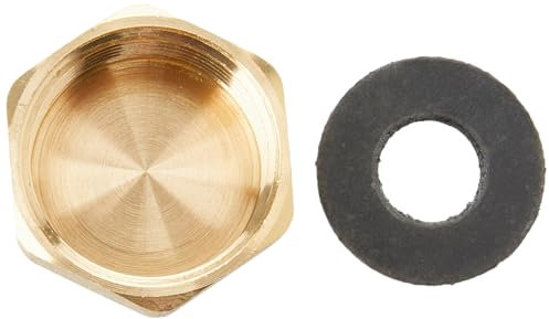 Merriway BH05139 Compression Fitting Brass Blank Nut Cap 3/4 BSP