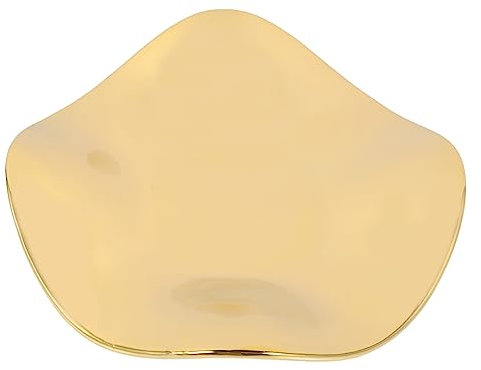 OKUMEYR Assiette à Biscuits Plateau Cosmétique Assiette à Parfum Plateau De Clé Cosmétique Assiette à Bibelots Plateau De Cosmétiques Plat De Organisateur Céramique Bijoux