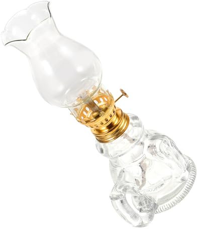 Zerodeko 1 Satz Flammenlose Petroleumlampe Kerosin-laterne Camping-öllaterne Retro-hurrikanlampe Vintage Öllaterne Rustikale Petroleumlaterne Kaminöllampe Elektrische Jahrgang Glas Lampen