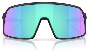 Oakley Herren Oo9462 Sutro S Rechteckige Sonnenbrille, Mattschwarz/Prizm Saphir, 28 mm