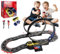 YOOHBERRYS Pista Macchine Telecomandate, 1:64 Piste Elettriche Piste Auto Con 2 Macchine, Comandi, Contatore, Passaggio A 360°, Giocattoli Regali Piste da Corsa per Bambini 3 4 5 6 7 8 Anni (308CM)