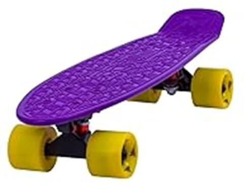 Flybar 22 Inch Kids Skateboard – Complete Mini Cruiser Skateboards for Kids Ages 6-12, Skate Board for Kid Girls Boys, Outdoor Toys, Lightweight, Non-Slip Deck, ABEC-7 Bearings, Holds up to 175 lbs