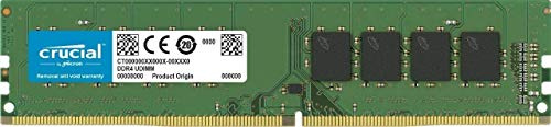 Crucial CT8G4DFS8266 8 GB DDR4 2666 MT/s (PC4-21300) CL19 SR x 8 288-Pin Unbuffered DIMM Memory