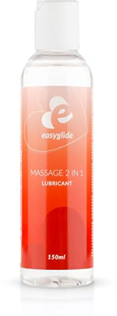 EasyGlide 2 in 1 Massage-Gleitmittel - Gleitgel Wasserbasis für Massagen – Kompatibel mit Latex und Silikon - 150ml