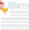 30 Pcs Flacons Vides en Plastique, Bouteille de Voyage 20ml pour Cosmétiques/Camping/Voyage, Bouteille de Voyage en Plastique avec Bouchon à Vis/2 Autocollants, Bouteille de Voyage Transparente (20ml)