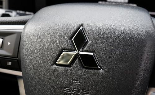 THOMIX Auto Logo Aufkleber Abzeichen für Mitsubishi Outlander 2023, Selbstklebend Autoaufkleber Emblem Abziehbilder, Body Abzeichen Aufkleber, Auto Zubehör,B