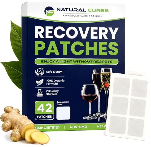 Recovery Patches 42 Pack - Wake Up Refreshed and Energized with Skin-Friendly Patch - Strong Adhesive for Secure Fit - Natural Ingredients for Quick Recovery