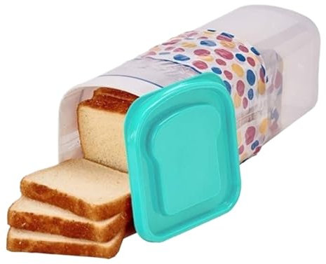 MDWZH Boite A Pain Huche à Pain Boîte À Pain Distributeur De Pain pour Sandwich Contenant De Stockage De Pain avec Couvercle pour Sandwich Toast Frites Boîtes à Pain(Grün)