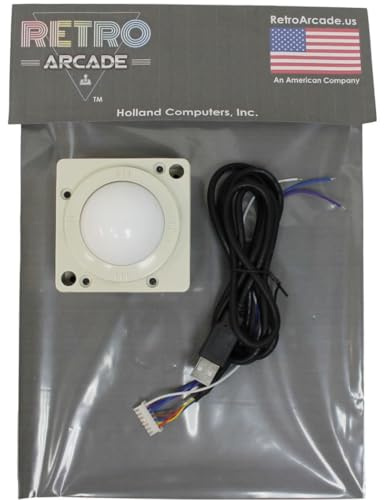 Track Ball Arcade Game Trackball für PC oder Mac, 5,1 cm (2 Zoll), USB-Anschluss