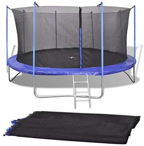 vidaXL Sicherheitsnetz für 3,96 m Runde Trampoline