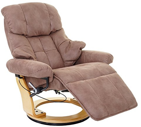 Robas Lund MCA Relaxsessel Calgary 2 - antikbraun, naturbraun | Fernsehsessel, Sessel, Stoff/Textil, 150kg belastbar