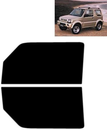 Passgenaue Tönungsfolie für-Suzuki Jimny 3-Türen 1998-2017 - Vordere Seitenscheiben (35% Mittelschwarz)
