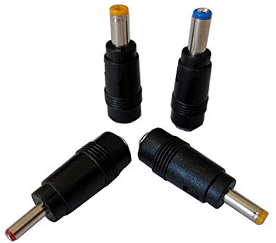 Liwinting DC Klinkenstecker Universal Netzteil Hohlstecker-Adapter, DC Stecker-Set 5.5mmx2.1mm Buchse auf 5.5mmx2.5mm, 4.0mmx1.7mm, 3.5mmx1.35mm, 5.5mmx2.1mm Stecker