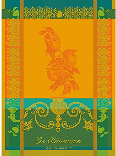 Garnier Thiebaut [W] Geschirrtuecher Les Clementines Safran 56 X77Cm 100% Baumwolle