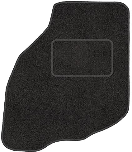 Fahrer Fußmatte Velours Fahrerseite Fahrermatte für Honda Jazz II (2002-2008) - 1-teilig - Passgenau