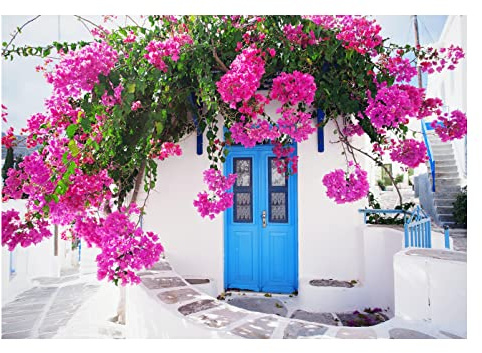 WallArena Vlies Fototapete, Gasse, 208x146cm | Fototapeten - Tapeten - für Wohnzimmer Schlafzimmer - Vliestapete Wandtapete Tapete 3D Effekt- inkl. Kleister