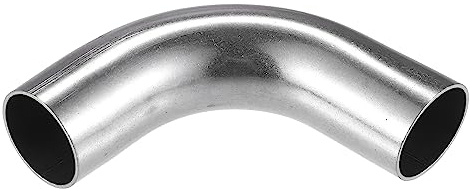A ABSOPRO Curva A Gomito Per Tubi 90° 1 Pezzo Acciaio Inossidabile 304 | Diametro Esterno 1.50 (38mm). Lunghezza Gamba 4 (100mm). Spessore 1.5mm. Per Auto E Camion. Sistema Scarico.
