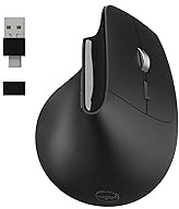 Mobility Lab - Ergonomische Funkmaus Premium - Leise Klicks - Einstellbare DPI - Verbindung über USB oder USB-C - Kompatibel mit Windows und macOS, Laptop, PC, Mac - für Rechtshänder