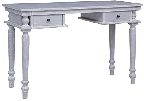 Computertisch Study Table Sekretär Schreibtisch Schreibtisch 115x50x78 cm Massivholz Mahagoni