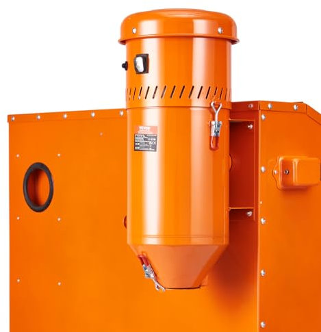 VEVOR Staubsammelsystem: 1450 W Staubsammel-Medienrückgewinnungsgerät mit 1,8 Gallonen Fassungsvermögen – universell passend für Sandstrahlschränke und Medienstrahlgeräte