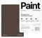 Hemway - Peel & Stick Sample for Our Chalk Based Furniture Matt Paint - Dark Chocolate Brown | A5 Damage-Free, Accurate Colour Swatch | Test Our Chalky Matt Shabby Chic Finishes for Interior Decor