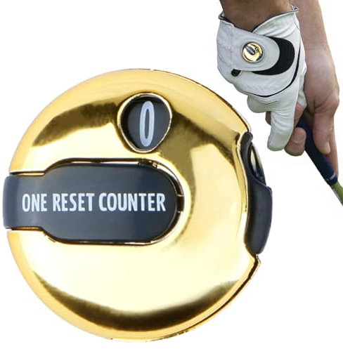 Generisch Golf-Schlagzähler, Golf-Score-Keeper Mit Touch-Reset Und Clip-Befestigung, Schnelle Rückgabe Von 0, Tragbarer Golf-Score-Counter-Clicker