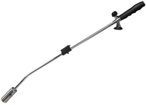 Dapetz ® Bruciatore per erbacce alimentato a gas, con accensione automatica, bruciatore per erbacce a gas, con lanciafiamma regolabile, per piante e muschi, 80 cm