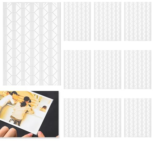 1020 Pezzi Angoli Adesivi per Foto, Adesivi per Foto Album in PVC per Album Foto DIY, Diari e Scrapbooking, 1.3 cm, Protezione Foto di Alta Qualità, Kit Completo per Appassionati di Arte e Fotografia