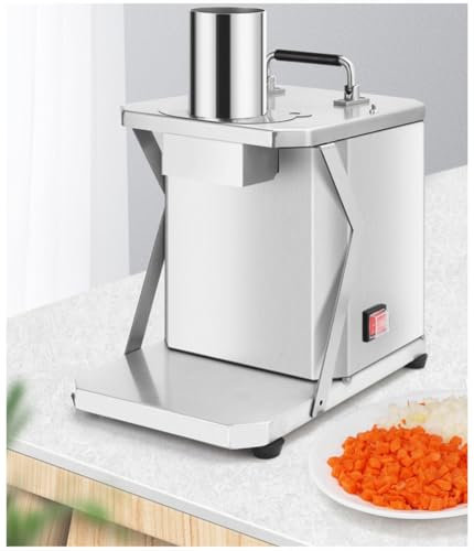 GAYAYAS Cortadora de Verduras Comercial, Cortadora Automática de Verduras, Cortadora de Cebollas y Patatas, Procesadora de Alimentos, Cortadora de Frutas para Hoteles y Restaurantes