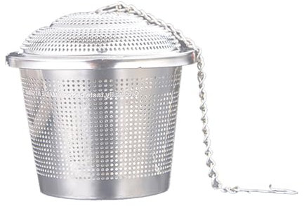 Tamis en acier inoxydable - Passoire à épices - Boule à thé - Passoire à soupe - Panier à épices - Filtre à épices - Grand panier à épices pour soupes - Tamis à thé - Boule à thé en acier inoxydable