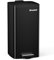 lovewind kitchen Bin, 30L Black Pedal Stainless Steel Trash Can, with Lid and Inner Bucket, Softly Close and Stay Open, Suitable for Kitchen, Bathroom and Living Room