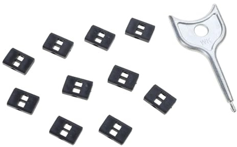 Blocco porta USB da 10 pezzi con blocco a chiave protegge i dati sicuri e protegge il blocco del PC portatile con USB rimovibile