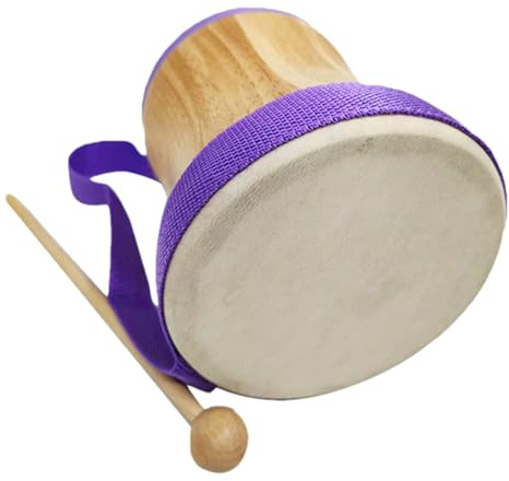 Tambour à main musical - Instrument à percussion Musique tambour avec tambour - tambour portatif à la main, jouet musical pour adultes et enfants, performance théâtrale