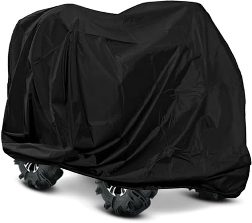 BAIFULAI Elektromobil Abdeckhauben, 210D Oxford Scooter Abdeckung, wasserdichte Regenschutz für Rollstuhl, Faltbar Schwarz Schutzbezug für Mobility, am Meisten Mobility Scooter(142 * 66 * 91cm)
