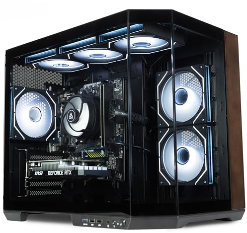 ionz Gaming PC - Ryzen 5 5500, Nvidia RTX 3050, 16GB RAM, 1TB NVMe SSD, Windows 11, 500W 80+ PSU, WiFi, Apex Ember Wood - Black