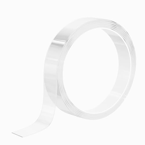 Industrial Strength Double Sided Tape, Heavy Duty Mounting Tape for Indoor and Outdoor Use, Extra Strong Adhesive, Waterproof Thick and Reusable, Ideal for Carpets, DIY Projects (1mmx20mm1meter)