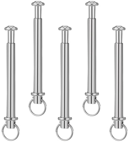 Anneome 5 juegos Kit de Reparación de Ventiladores Plegables con Remaches y Tuercas de Acero Inoxidable Accesorios para Eje de Ventilador de Mano para Restaurar Abanicos Portátiles