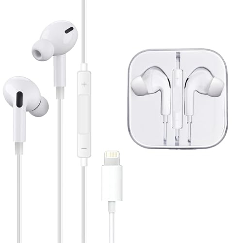 Ecouteur Pour Iphone, Casque Filaire Antibruit Stéréo Hifi Avec Contrôle Du Volume Et Microphone, Écouteurs Filaires Compatibles Avec Iphone 14 Pro/13/13 Pro/12/12pro/Se/11/11pro Max/Xs Max/X/Xr/8/7
