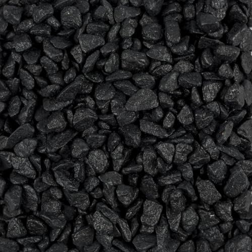 Dekosteine 5-8mm 5kg. Dekoration Farbsteine Dekokies Bunte Steine. SCHWARZ