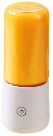 Mini exprimidor portátil, licuadora exprimidora recargable de 380 ml con 8 cuchillos mini extractor de jugos para el hogar, viajes, batidos, comida para bebés